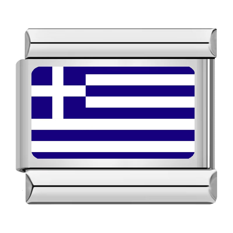 Charm Bandeira Grécia - Blisca®