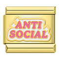 Charm Anti Social Gold - Blisca®