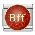 Charm BFF com Glitter - Blisca®