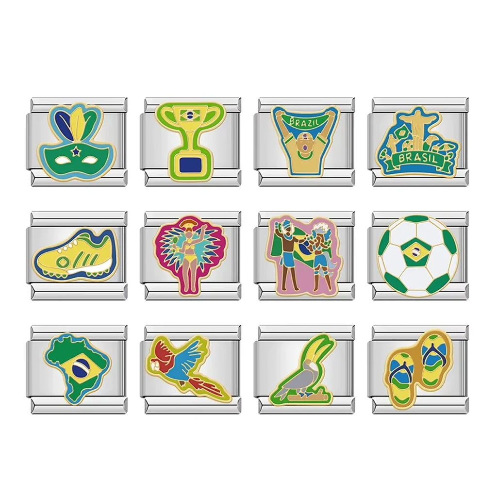 Charm Brasil Copa do Mundo - Blisca®