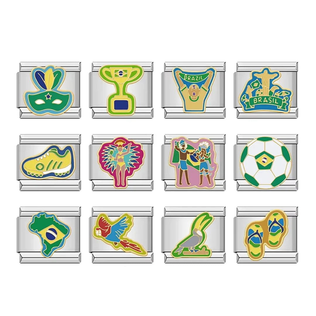 Charm Brasil Copa do Mundo - Blisca®