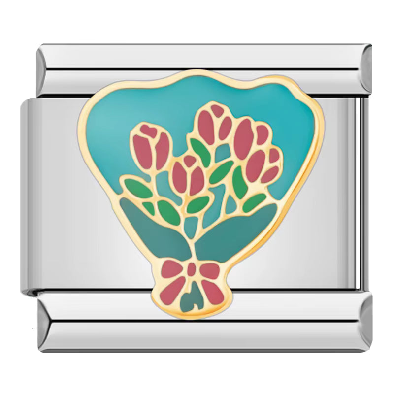 Charm Buquê de Rosas - Blisca®