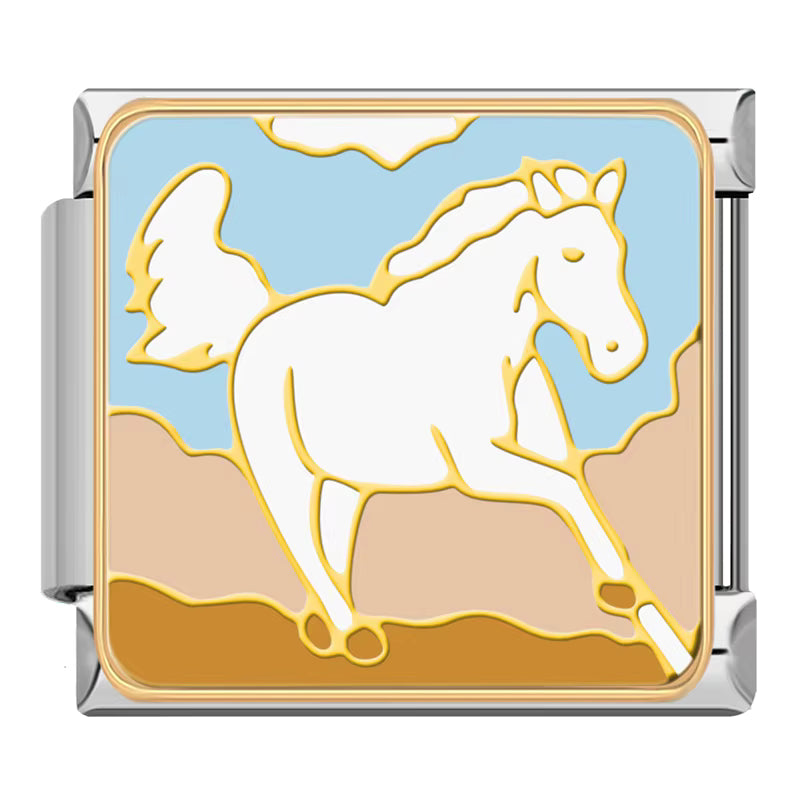 Charm Cavalo Branco - Blisca®