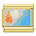 Charm Conchas no Mar Gold - Blisca®