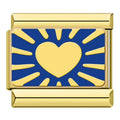 Charm Coração Radiante Gold - Blisca®