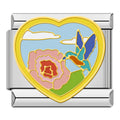 Charm Coração e Beija Flor - Blisca®