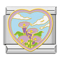 Charm Coração e Flores - Blisca®