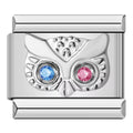 Charm Coruja com Zircônia - Blisca®