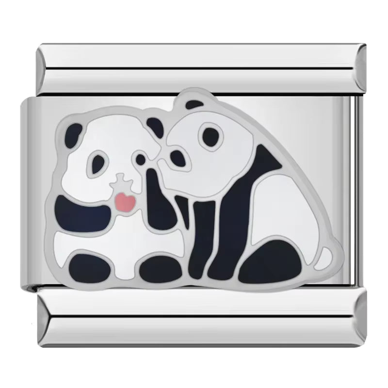 Charm Dois Pandas - Blisca®