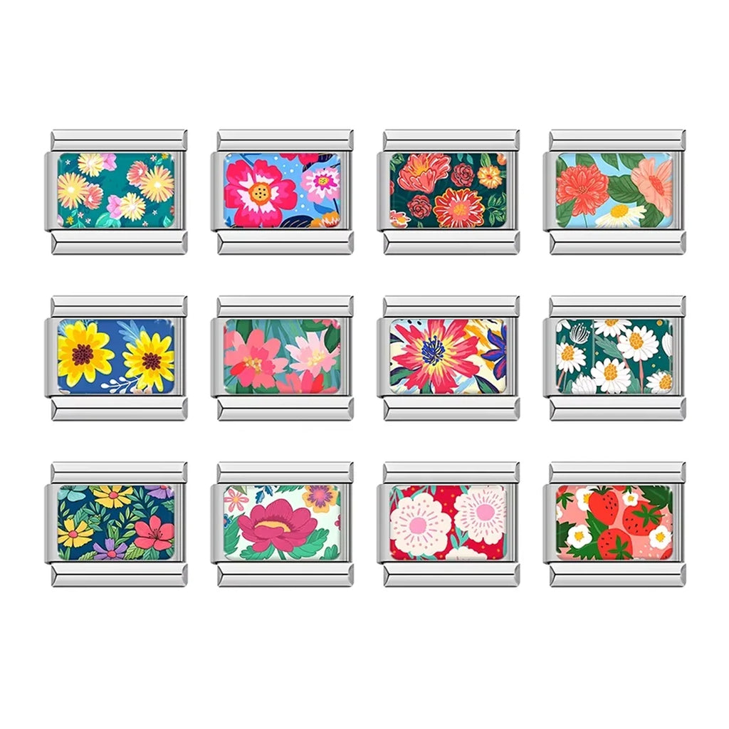 Charm Estampas Florais - Blisca®