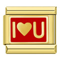 Charm Eu Amo Você Gold - Blisca®
