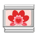 Charm Flor com Coração - Blisca®