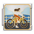 Charm Garota Ciclista - Blisca®