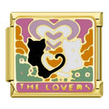 Charm Gatinhos Apaixonados Gold - Blisca®