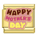 Charm Happy Mother's Day Gold - Blisca®