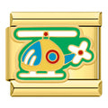 Charm Helicóptero Gold - Blisca®