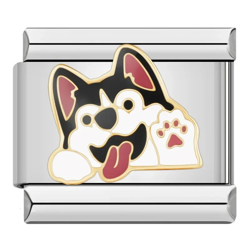 Charm Husk Siberiano Fofo - Blisca®