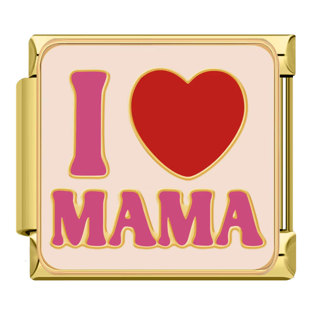 Charm I Love Mama Gold - Blisca®
