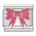 Charm Laço Rosa - Blisca®