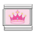 Charm Linda Coroa Rosa - Blisca®