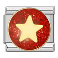 Charm Linda Estrela com Glitter - Blisca®