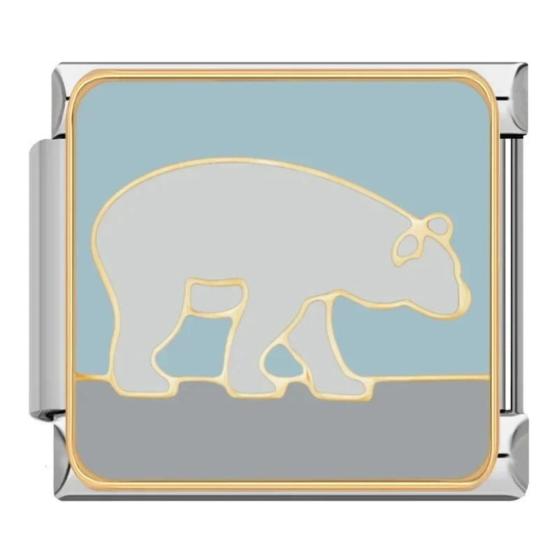 Charm Lindo Urso Polar - Blisca®