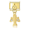 Charm Pendant Avião Gold - Blisca®