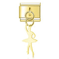 Charm Pendant Bailarina Gold - Blisca®