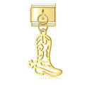Charm Pendant Bota Country Gold - Blisca®