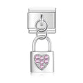 Charm Pendant Cadeado Lover Rosa - Blisca®