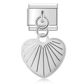 Charm Pendant Coração Riscado - Blisca®