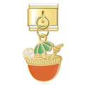 Charm Pendant Drink Tropical Gold - Blisca®