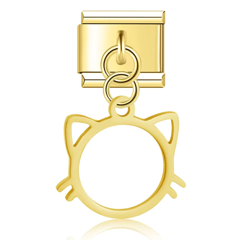 Charm Pendant Gatinho Gold - Blisca®