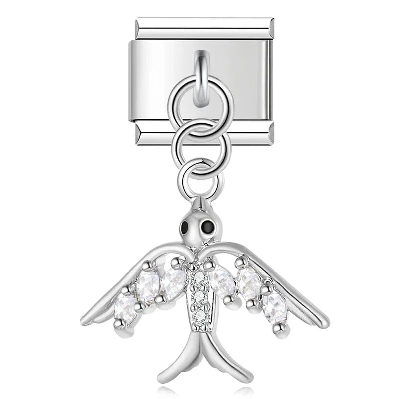 Charm Pendant Linda Andorinha - Blisca®