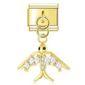 Charm Pendant Linda Andorinha Gold - Blisca®