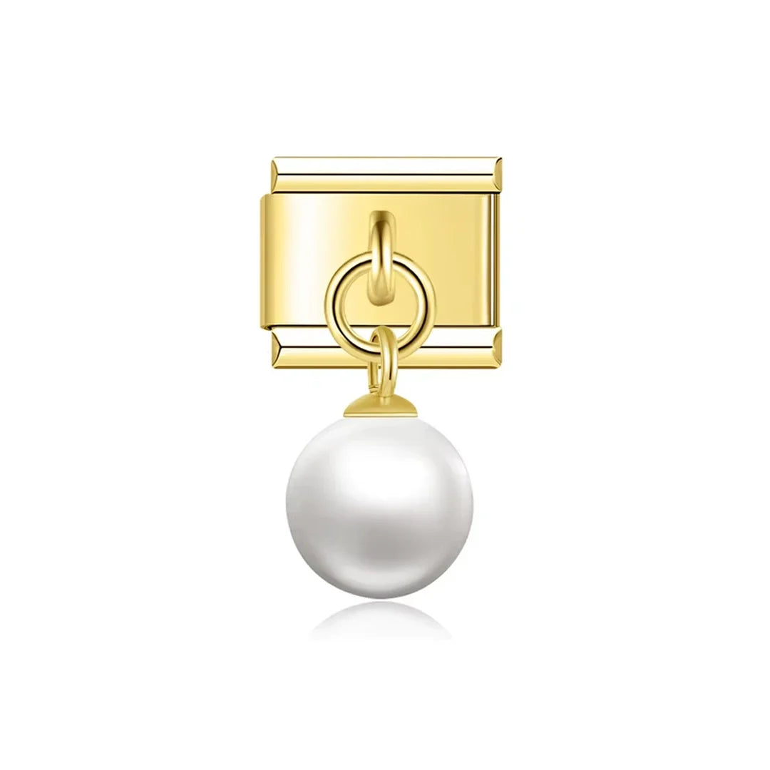 Charm Pendant Maravilhosa Pérola Gold - Blisca®