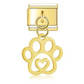 Charm Pendant Patinha Love Gold - Blisca®