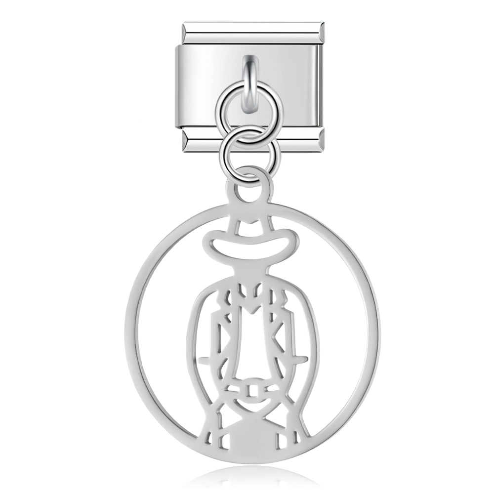 Charm Pendant Peão de Rodeio - Blisca®
