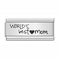 Charm Plaquinha A Melhor Mãe do Mundo - Blisca®