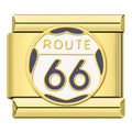 Charm Rota 66 Gold - Blisca®