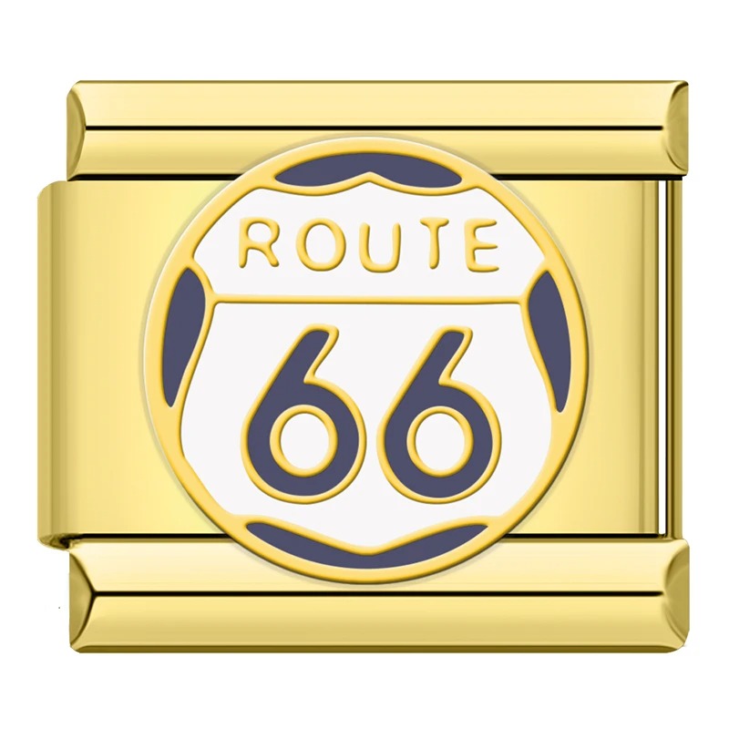 Charm Rota 66 Gold - Blisca®