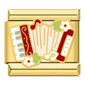 Charm Sanfona Gold - Blisca®