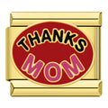 Charm Thanks Mom Gold - Blisca®