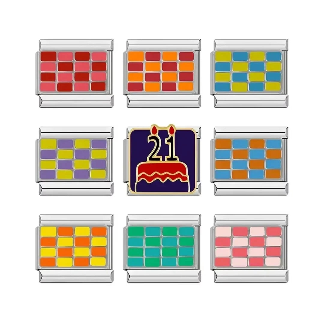 Charm Xadrez Colors - Blisca®