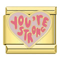 Charm You're Strong Gold - Blisca®