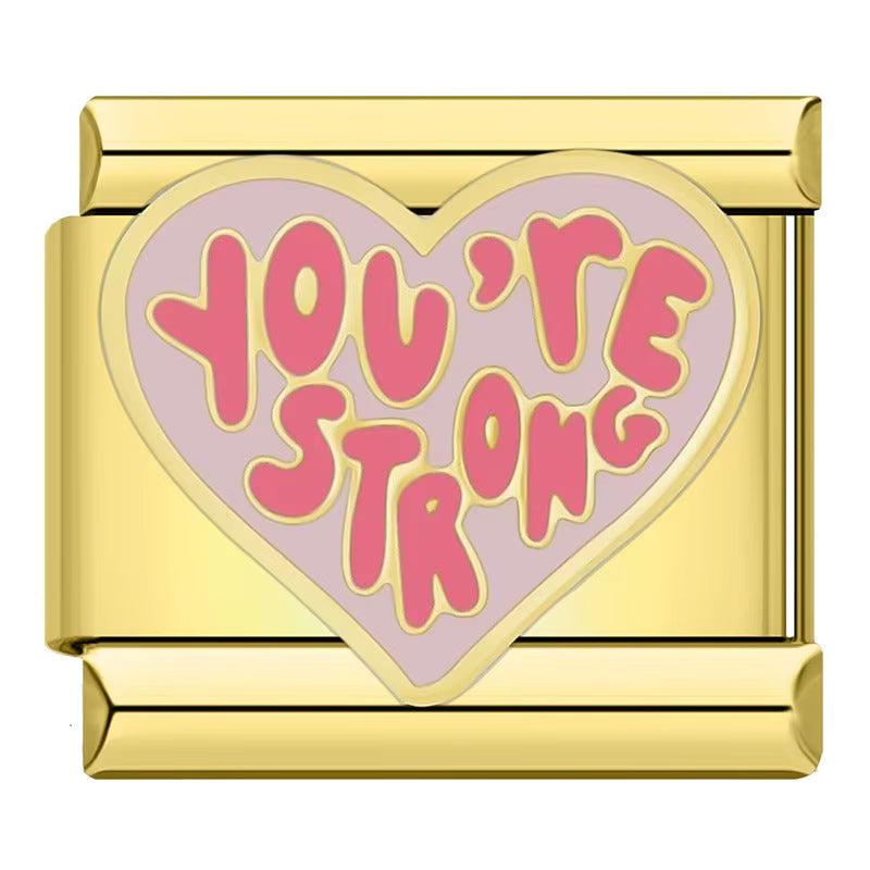 Charm You're Strong Gold - Blisca®
