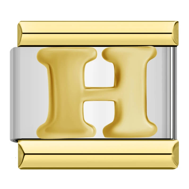 Charm Gold Line Initials - Blisca®