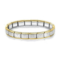 Pulseira Italiana de Charm Butterfly Silver Line