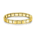 Pulseira Italiana de Charm Coração Gold