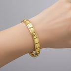 Pulseira Italiana de Charm Estrelada Gold